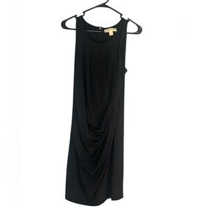 EUC Michael Kors‎ Black Ruched Mini Dress
